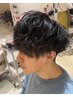 ＊メンズ限定＊パーマデザイン選び放題コース＊カット＋ダメージレスパーマ