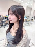 小顔に盛れる顔まわりカットナチュラルレイヤー