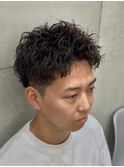 メンズショート/ショートパーマ/ツイスパ