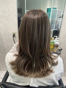 オプティマヘアー(Optima Hair) シルバーグレー×ハイライト