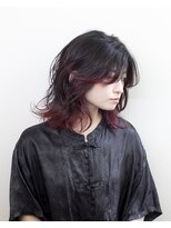 エルレ(Elure)&nbsp;レイヤーカット#ウルフ#パーマ#黒髪#浜松#浜北#磐田#三ヶ日