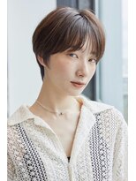 ヘアサロン ドットプラス 町田店(dot. plus)&nbsp;大人ショート/黒髪カタログ/オリーブグレー/町田