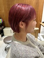 ヘアリゾート粋 リマ 銀座店(lima)&nbsp;ショート/レイヤーカット/ベリーピンク