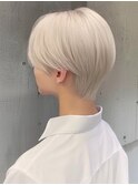 ホワイトベージュ マッシュ