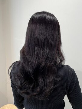 アメリ(ameri) 【ameri　nanami】暗髪×ダークバイオレット