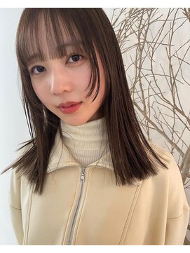 プロス(Pros) 表参道/ブリーチなし／レイヤーカット/ヘアセット