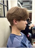 毛流れニュアンスパーマカルマヘアコンマシースルーマッシュ