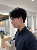 武蔵小杉 メンズシャドウパーマ フェザー風セット