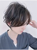 無造作ボブ&エアリームーブ