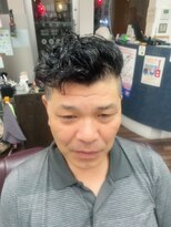 ヘアサロン ビッグベアー(hair salon Big Bear)&nbsp;ナチュラルパーマ右サイドバックスタイル