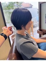 ハピネス クローバー 学園前店(Happiness CLOVER)&nbsp;ナチュラルショート大人ショートボブ×髪質改善×白髪ぼかし71