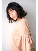 シアン ヘア デザイン(cyan hair design)&nbsp;【cyan】外ハネ　ルーズボブ