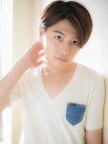 ブルー(BLUE)&nbsp;*CUORE水戸*…オシャレなモテ髪♪ビジカジサイドパートショートb