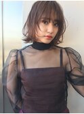 [アフロート鎌倉」マッシュウルフレイヤーくびれボブ