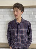 緩めパーマ