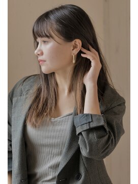 オレンジクラッカー(Orange Cracker) ★切りっぱなし大人ストレートロング★