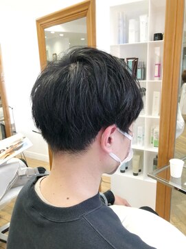 ヘッズ 本八幡店(HEADS) かき上げヘア　ニュアンスマッシュ　サイドパート　韓国マッシュ