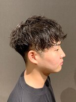 ビーダンディー(Bee dandy) ビジネスツーブロックマッシュ ショート 束感ナチュラルパーマ