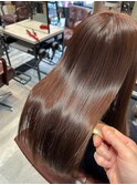 ツヤツヤになる髪質改善＿潤いミルクティー＿ロング［東陽町］