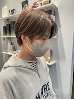 ベルベットヘア 千早店(Velvet hair)&nbsp;シアーベージュハンサムショート 【福岡聖容】