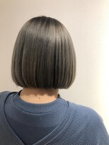 ネオヘアー 曳舟店(NEO Hair)&nbsp;ぱつっとボブ×シルバーカラー/ぷつっとカット/ダブルカラー曳舟