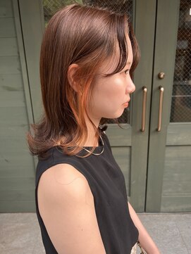 マーシュ(marshu) インナーオレンジ/髪質改善/くびれヘア