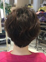 アシャ ヘアー ソリューション 神戸店(asha hair solution) 20代30代40代◆大人ガーリーふんわりショート☆ひし形シルエット