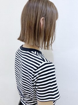 モリオフロムロンドン 松戸店(Morio from London) 【松戸/ムラマツ】ミディアムボブアッシュベージュ秋冬