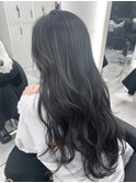 アッシュブラック☆コントラストハイライト