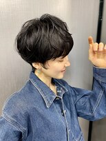 ハルキ ミナト ジャパン オオサカ(HARUKI MINATO japan OSAKA)&nbsp;40代50代小顔似合わせカットくびレイヤーエモージュ大人可愛い