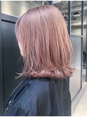 ピンクヘアー秋色ピンクグレープフルーツ_ba485832