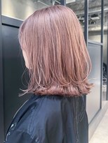 ピンクヘアー秋色ピンクグレープフルーツ_ba485832