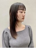 レイヤーカット/ロングレイヤー/髪質改善ストレート/艶髪