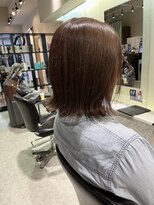 リー 尼崎(Lee)&nbsp;切りっぱなしインナーカラーボブ