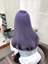 ニコ トウキョウ 渋谷(nico TOKYO)&nbsp;ブルーラベンダー/髪質改善/ダブルカラー/ケアブリーチ/20代