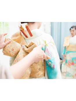 【品川駅徒歩3分】定番の着付けからアレンジまで幅広く対応♪特別な日にプロの着付けで晴れやかな日に☆