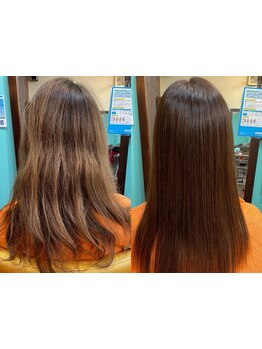 話題の髪質改善で指通り滑らかな美ストレートに♪あなたにピッタリのケアをご提案します！