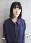 抜け感のあるシンプルボブ/タッセルボブ/大人ボブ