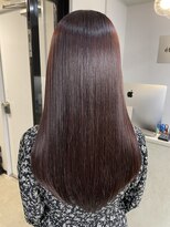 エトラ 渋谷店(etora)&nbsp;★小顔前髪ワンカールレイヤーカット黒髪ネビージュボブルフ