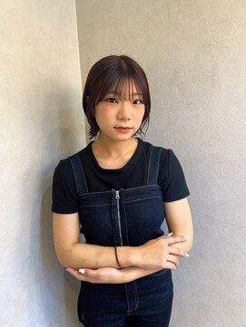 ネウィ 大分中央町店(newi) 【KOTOMI】@koto._.mi1☆くびれヘア×秋っぽレッドブラウン☆