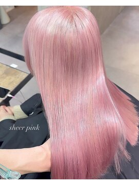 ベレーザ 渋谷(BELEZA) 11171髪質改善ストレートラベンダーミルクティーホワイトピンク