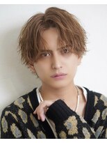 オーシャントーキョー 渋谷神南(OCEAN TOKYO) アッシュブラウンメンズラフセンターパート