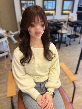 マーリャヘアー(mallia hair) レイヤースタイルレイヤーカットロングレイヤー小顔スタイル