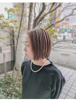 ジュンク(JUNQUE)&nbsp;ボブ/白髪ぼかし/ハイライト/バレイヤージュ/ケアブリーチ