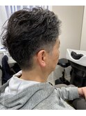 かき上げパーマ♪
