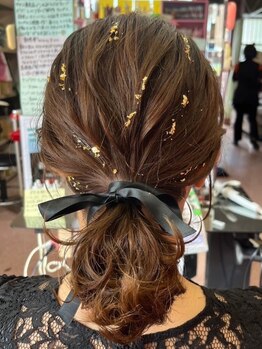 パーマハウスキューブ(Cube)の写真/結婚式・七五三・浜松まつり・お祭りなどヘアセットはお任せ☆お客様の雰囲気や服装に合わせて提案！