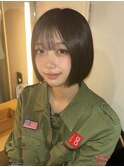 メルティカラーフェミニンロング似合わせカットボブカット