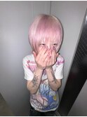 レイヤーピンクカラーブロックカラールーツカラーペールカラー