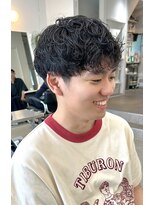 ソーンズ ヨイク(thorns YOIKU)&nbsp;ショートマッシュ×無造作パーマ