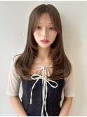20代30代髪質改善トリートメントモカベージュレイヤー